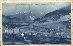 CPA Modane Loutraz et Modane Ville 