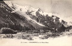 CPA Chamonix et le Mont Blanc 