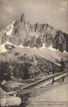 CPA Chamonix Mont Blanc Hte Savoie le Dru et la Ligne du Montenvers 