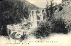 CPA Pont Ste Marie route de Chamonix 