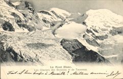CPA Chamonix les Glaciers des Bossons et de Taconnaz 
