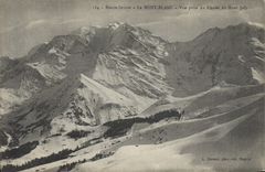 CPA Haute Savoie le Mont Blanc vue prise du Chalet du Mont Joly 
