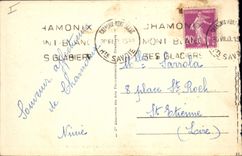 CPA Chamonix vue generale et le Brevent 