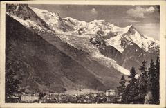 CPA Chamonix et le Mont Blanc 