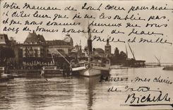 CPA Evian les Bains Bateau