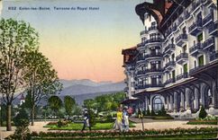 CPA Evian les Bains Terrasse du Royal hotel 