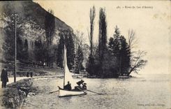 CPA Rives du Lac d'Annecy Bateau