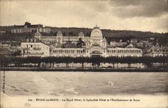 CPA Evian les Bains le Royal hotel le Splendide hotel et l'etablissement de Bains 