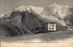 CPA Pavillon de Bellevue le Mont Blanc et Aiguille de Bionnassay 