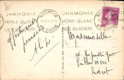 CPA Chamonix Mont Blanc la Mer de Glace 