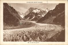 CPA Chamonix Mont Blanc la mer de Glace 