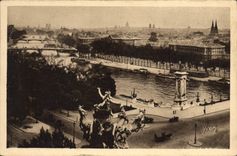 CPA Paris en Flanant Perspective sur la Seine 