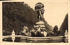 CPA Paris en Flanant Fontaine de Carpeaux Square de l'Observatoire 