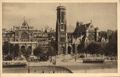 CPA Paris en Flanant L'Eglise Saint Germain l'Auxerrois 