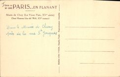 CPA Paris en Flanant Musee de Cluny  Le vieux puits