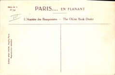 CPA Paris en Flanant l'Ancetre des Bouquinistes 