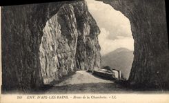 CPA Env d'Aix les Bains Route de la Chambotte 
