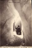 CPA Massid fu Mont Blanc Chamonix Au fond d'une Crevasse Alpinisme