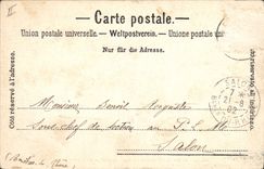 CPA Chemin de fer de Chamonix Pont et Viaduc de Sainte Marie 