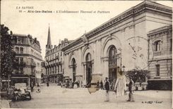 CPA Aix les Bains l'Etablissement Thermal et Porteurs 