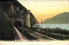 CPA Aix les Bains Lac du Bourget Rochers du Brison 