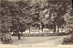 CPA La Savoie Aix les Bains Entree des Jardins du Grand Cercle 