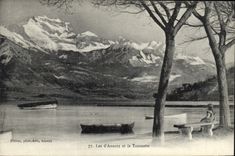 CPA Lac d'Annecy et la Tournette 
