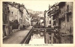 CPA Annecy Le Quai de l'Eveche 
