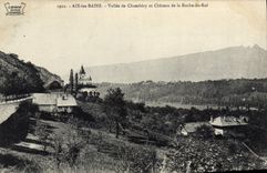 CPA Aix les Bains Vallee de Chambery et Chateau de la Roche du Roi 