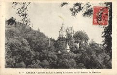 CPA Annecy Environ du Lac d'Annecy Le Chateau de St Bernard de Menthon 