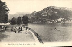 CPA Annecy Le Lac et le Parmelan 