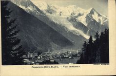 CPA Chamonix Mont Blanc Vue generale 