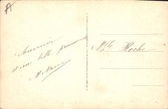 CPA Chamonix Mont Blanc Gare du Montenvers Mer de Glace et Grandes Jorasses 