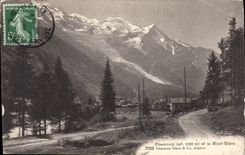 CPA Chamonix et le Mont Blanc 