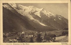 CPA Chamonix et le Mont Blanc 