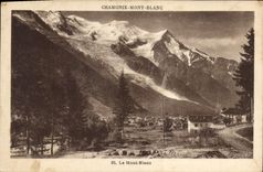 CPA Chamonix Mont Blanc Le Mont Blanc 