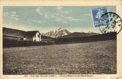 CPA Col des Aravis Chalet Hotel et le Mont Blanc 