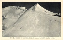 CPA Les Bosses du Dromadaire et le sommet du Mont Blanc 