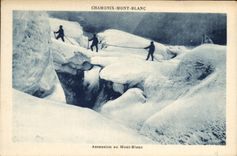 CPA Chamonix Mont Blanc Ascension au Mont Blanc 