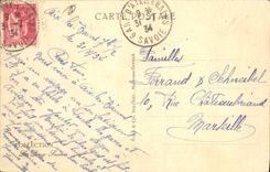 CPA Aix les Bains Embouchure du Tillot et la Dent du Chat 