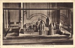 CPA Maquette du Chateau de Chambery 