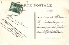 CPA Palais de Versailles Facade cote de la Terrasse 