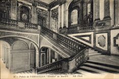CPA Palais de Versailles Escalier de Marbre 