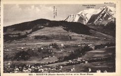 CPA Megeve Haute Savoie et le Mont Blanc 