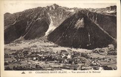 CPA Chamonix Mont Blanc Vue generale et le Brevent 