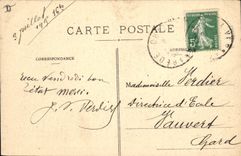 CPA Aix les Bains Savoie Lac du Bourget et les Alpes Tunnel du Colombier 