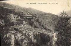 CPA Modane Pont du Diable 