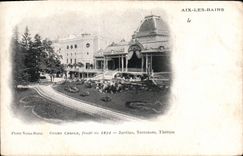 CPA Aix les Bains Grand Cercle Jardins Terrasses Theatre 