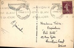 CPA Chamonix Le Lac des Gaillands et Aiguille de Dorn 