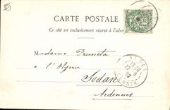 CPA Chamonix Chaine du Mont Blanc viue prise de la Flegere 